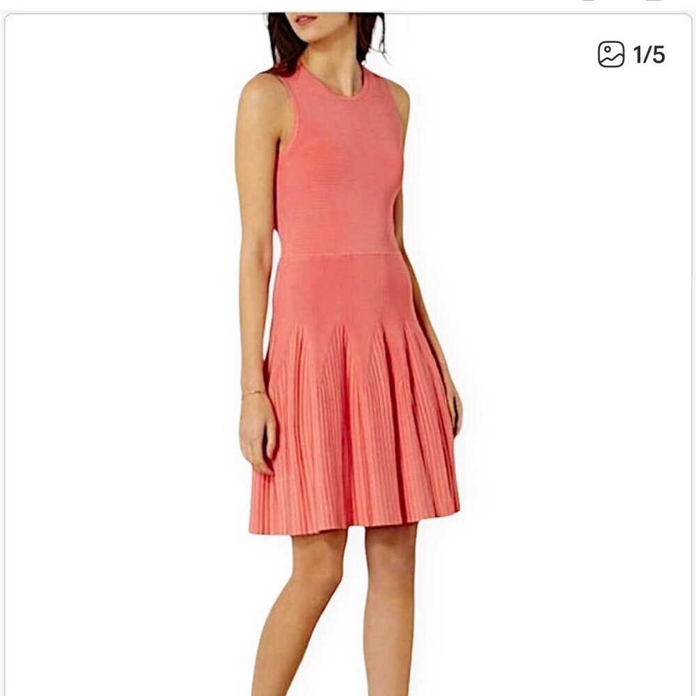 Karen Millen Coral Sleeveless Dress